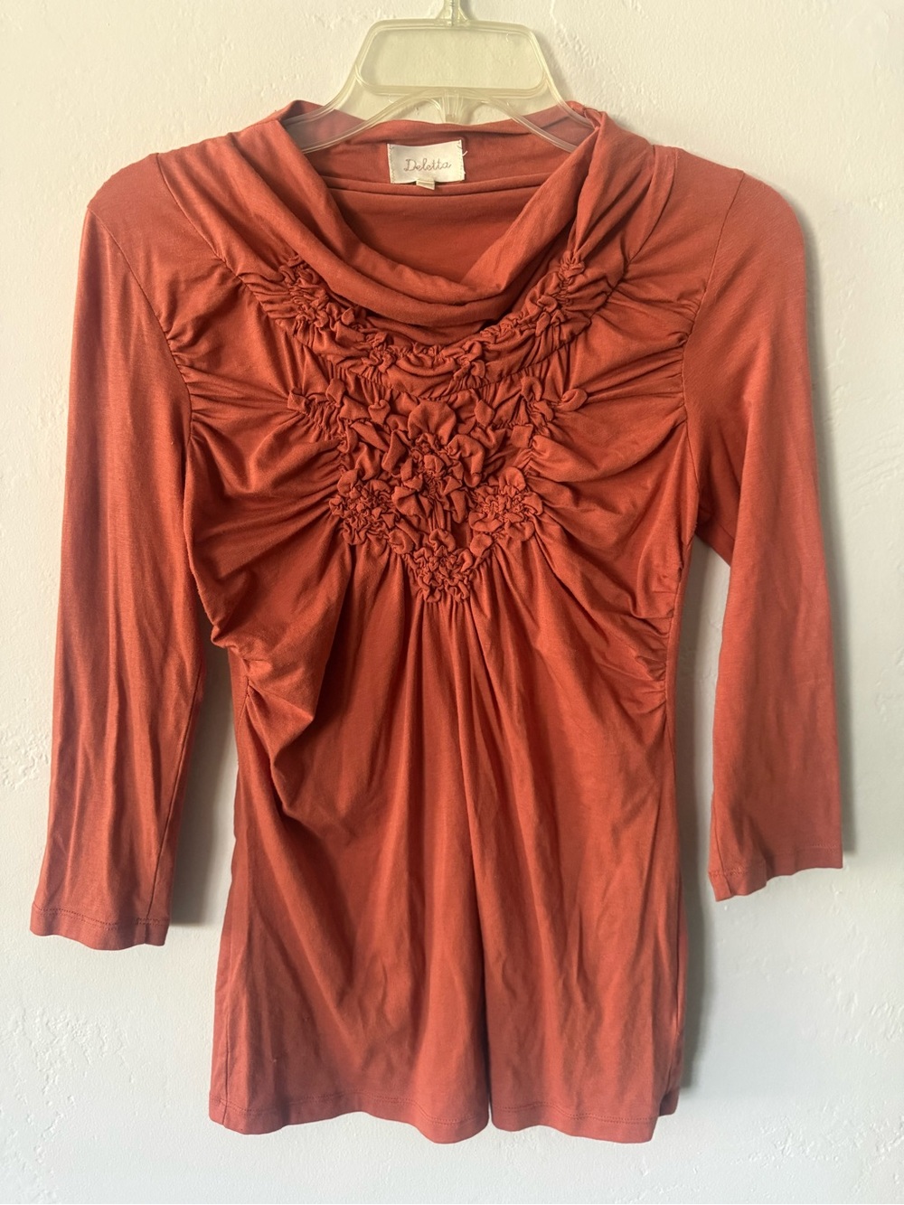 Anthropologie Deletta Gathered top
